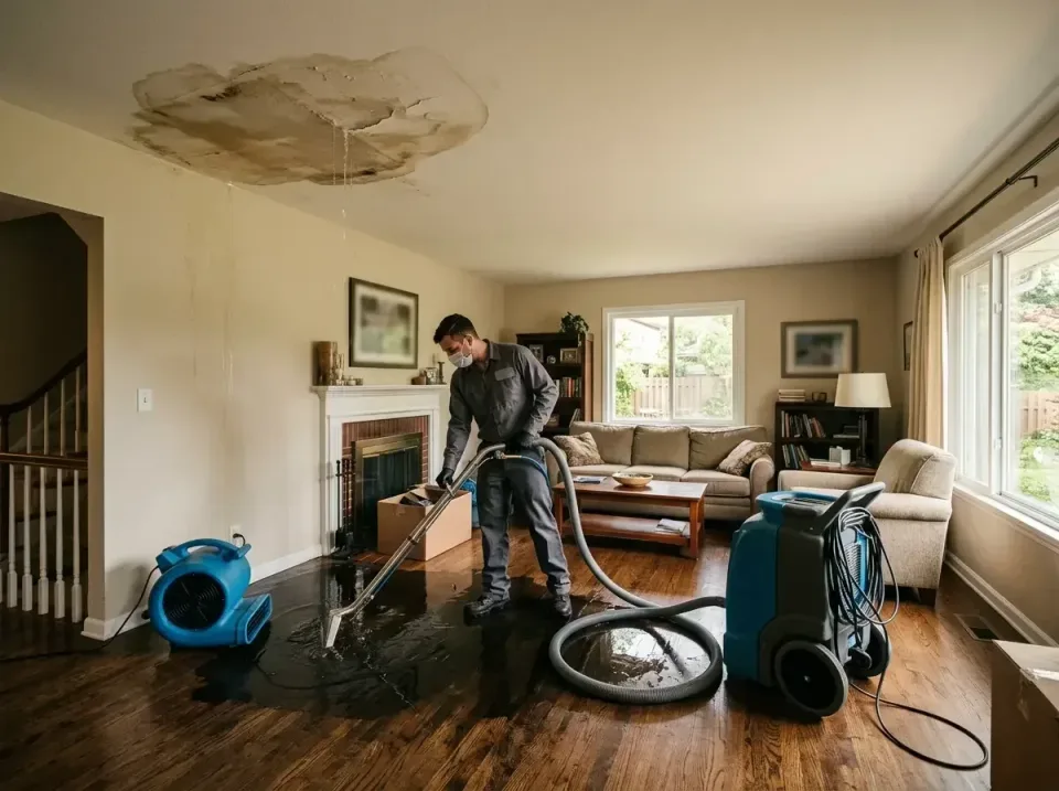 attic-pipe-burst-ceiling-drip-008 — frequently asked questions, Water Damage Restoration & Carpet Care in Aspen Hill, MD
